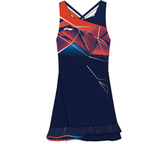 Damen Kleid "Internationale Spieler" blau limited - ASKS824-2