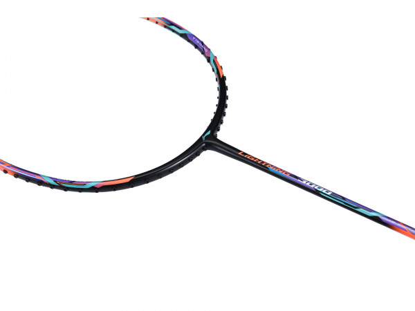 Badmintonschläger Lightning 3000 unbespannt Orange-Schwarz - AYPQ142-1