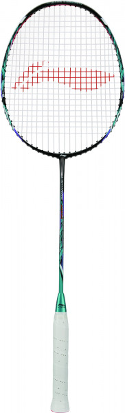 Badmintonschläger Lightning 2000 bespannt Schwarz-Grün - AYPR012-3