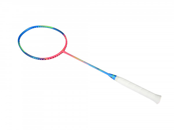 Badmintonschläger WindStorm 72 S unbespannt Blau-Pink - AYPR008-1