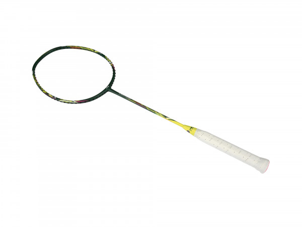 Badmintonschläger Lightning 2000 bespannt Gelb-Grün - AYPR014-3