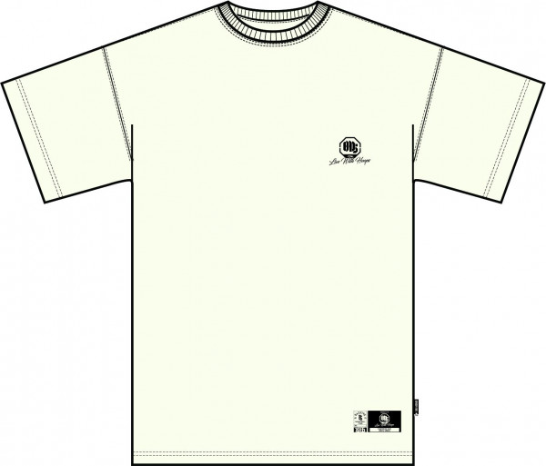 Unisex Basketball T-Shirt "BADFIVE" No-War weiß - AHST281-1
