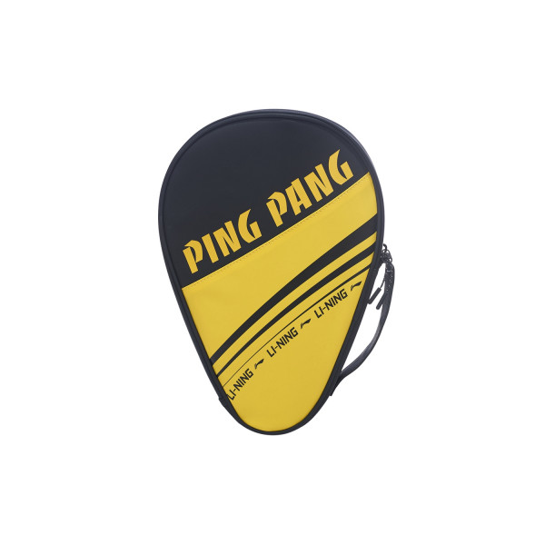Tischtennis Hülle/-Tasche "Ping Pang" schwarz-gelb - ABJT003-2