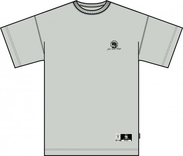 Unisex Basketball T-Shirt "BADFIVE" No-War hellgrau - AHST281-3